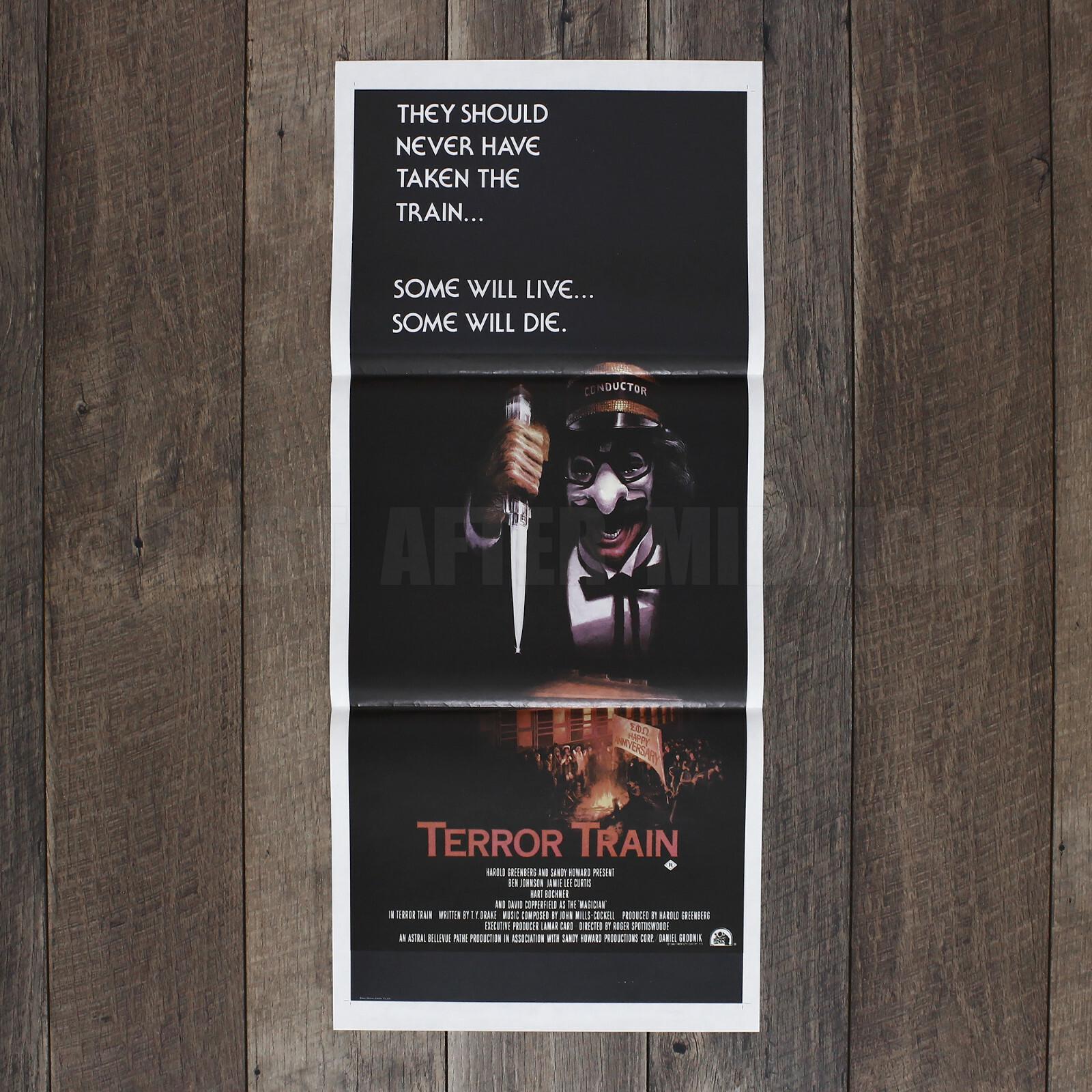 Original Terror Train Australian Daybill - Vintage - FREE Shipping!