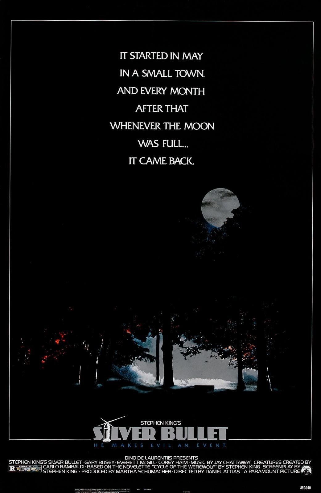 SILVER BULLET (1985) ORIGINAL MOVIE POSTER  -  ROLLED