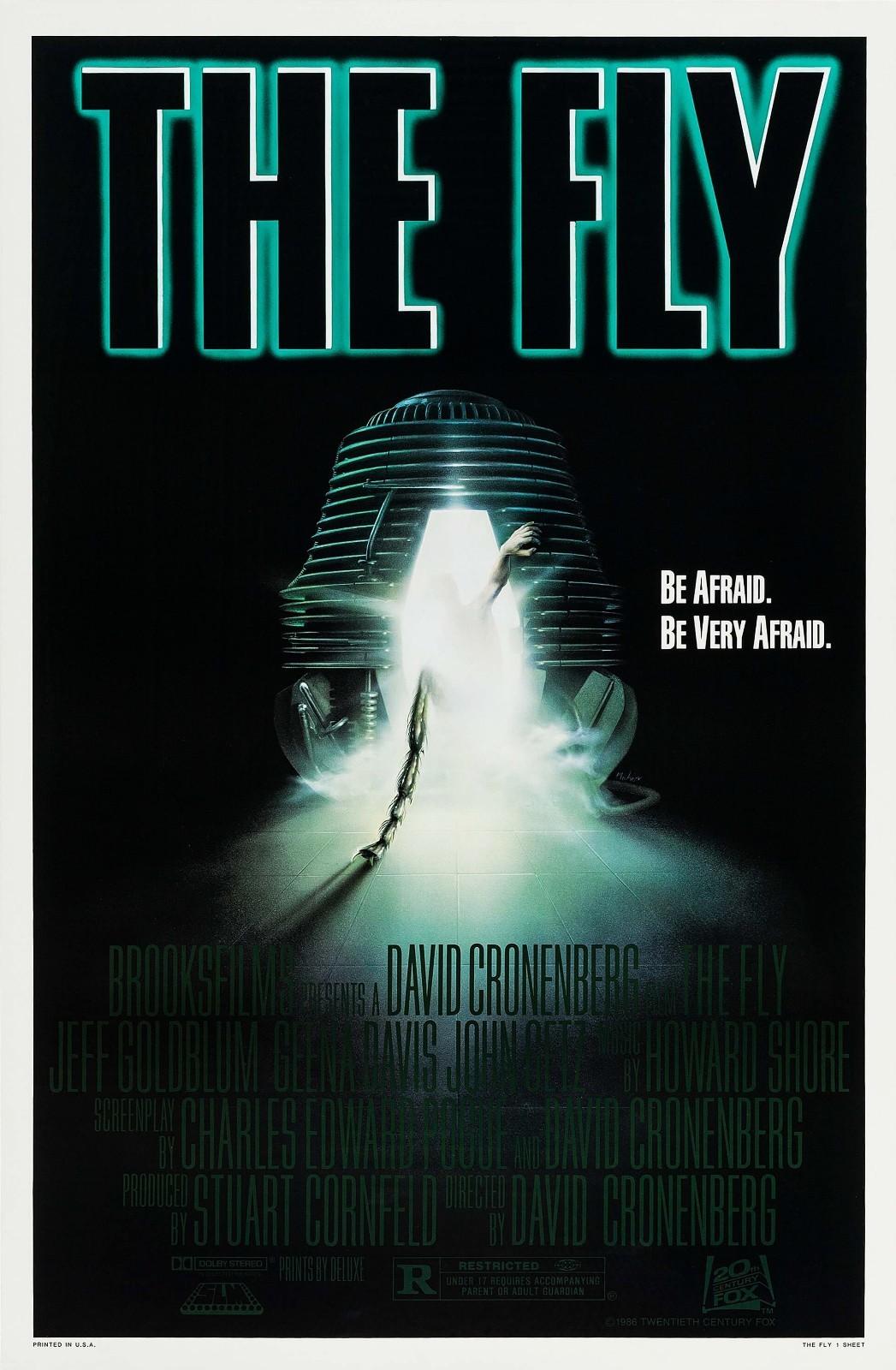 THE FLY (1986) ORIGINAL MOVIE POSTER  -  ROLLED