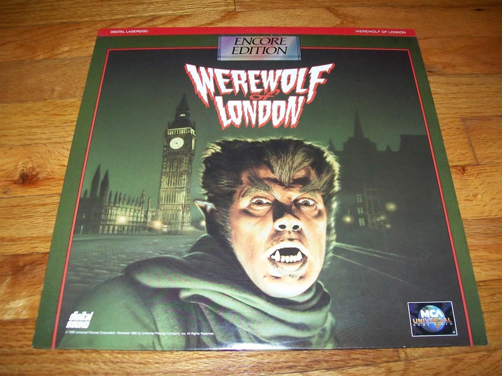 WEREWOLF OF LONDON Laserdisc LD EXCELLENT CONDITION VERY RARE W/TRAILER B&W