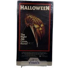 Halloween 1978 (VHS 1981) SEALED Silver MEDIA Watermarks Rare HTF