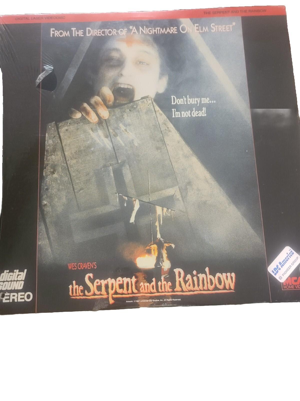 The Serpent and the Rainbow Laserdisc Rare Wes Craven Zombies 1988 NEW SEALED