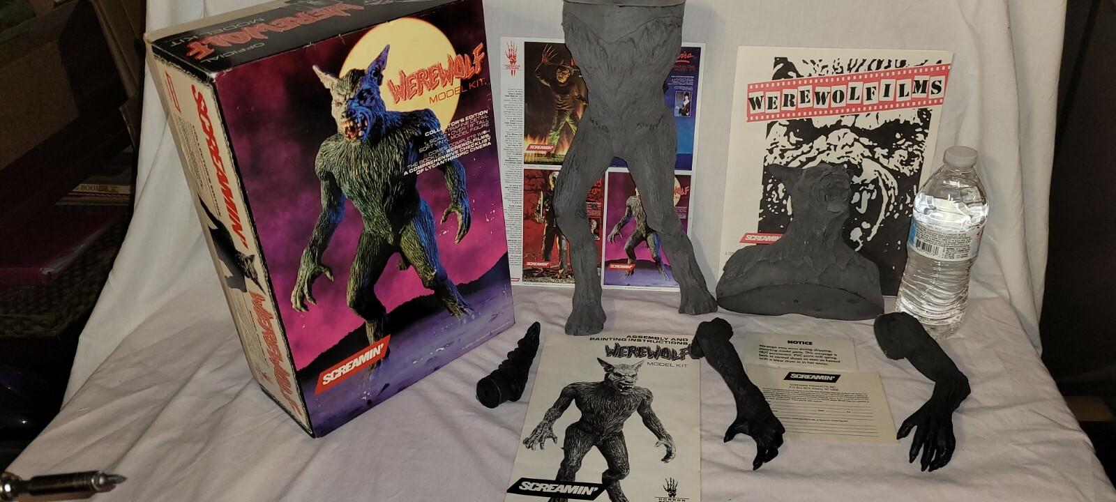 VINTAGE SCREAMIN "WEREWOLF" Soft Vinyl Model kit in 1/4 scale