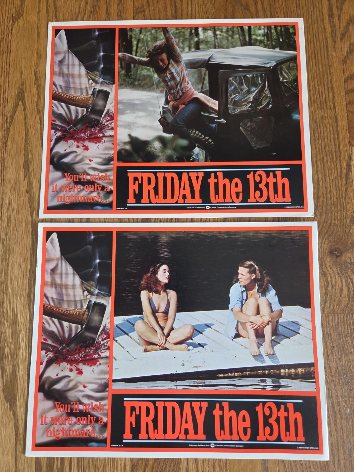 Friday The 13th 1980 Lobby Cards