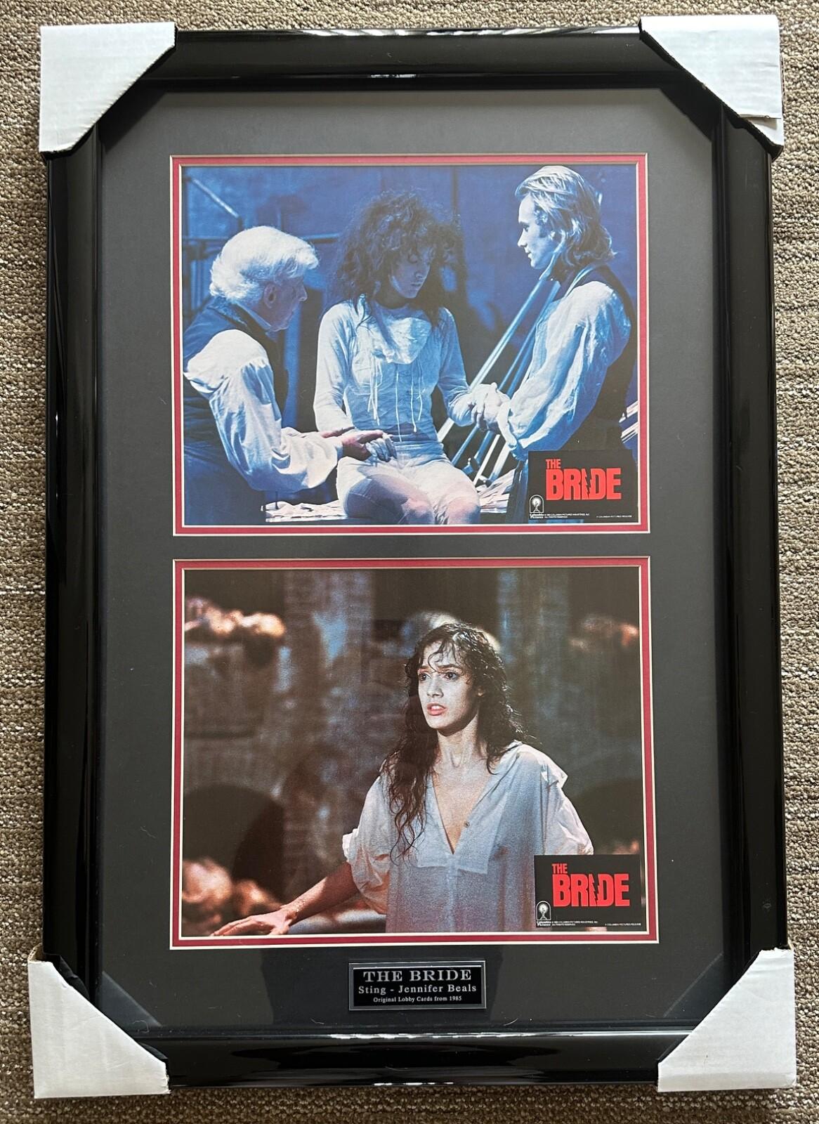 Sting - The Police "The Bride" Original Lobby Cards (Matted & Framed)