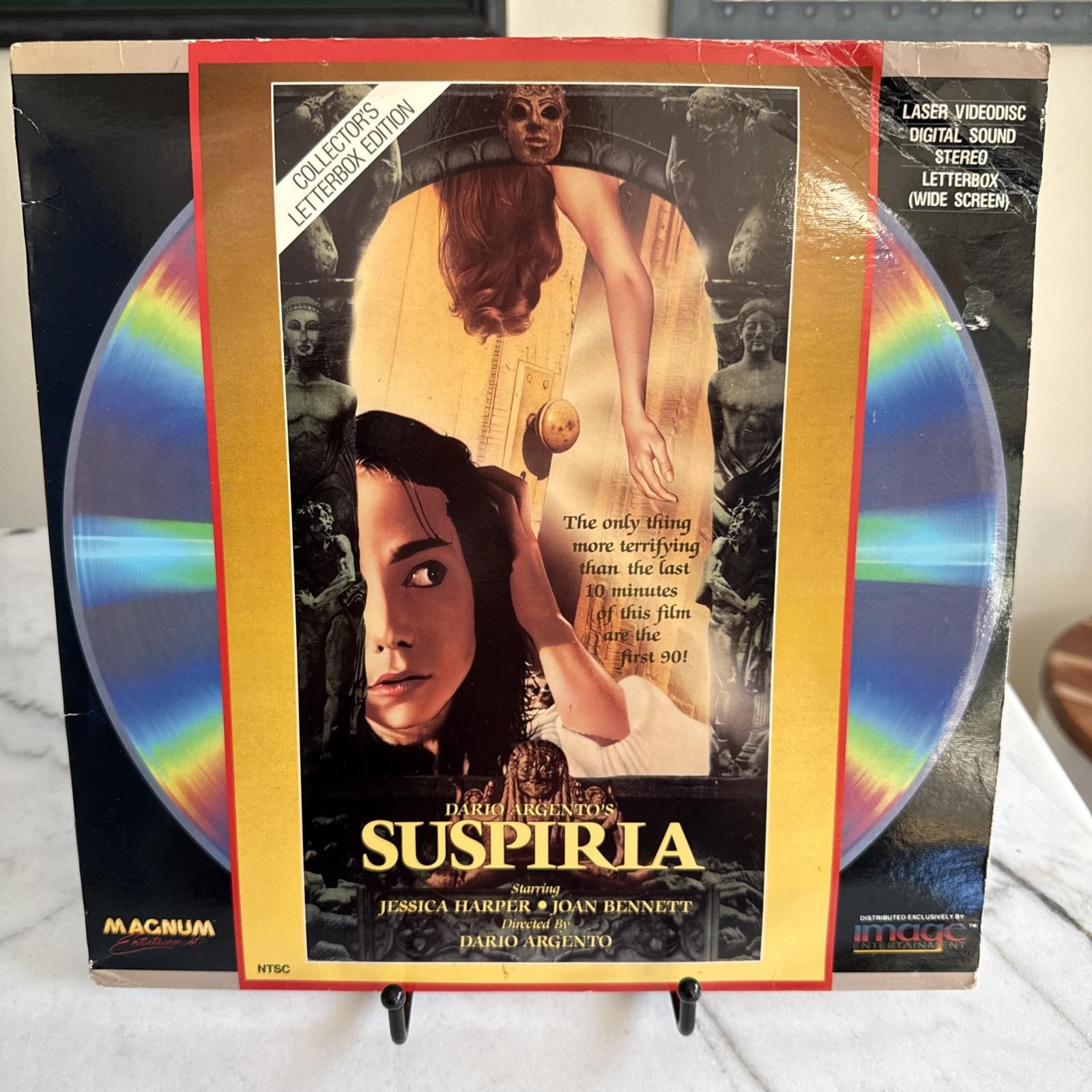 SUSPIRIA Laserdisc LD WIDESCREEN FORMAT  RARE DARIOI ARGENTO!