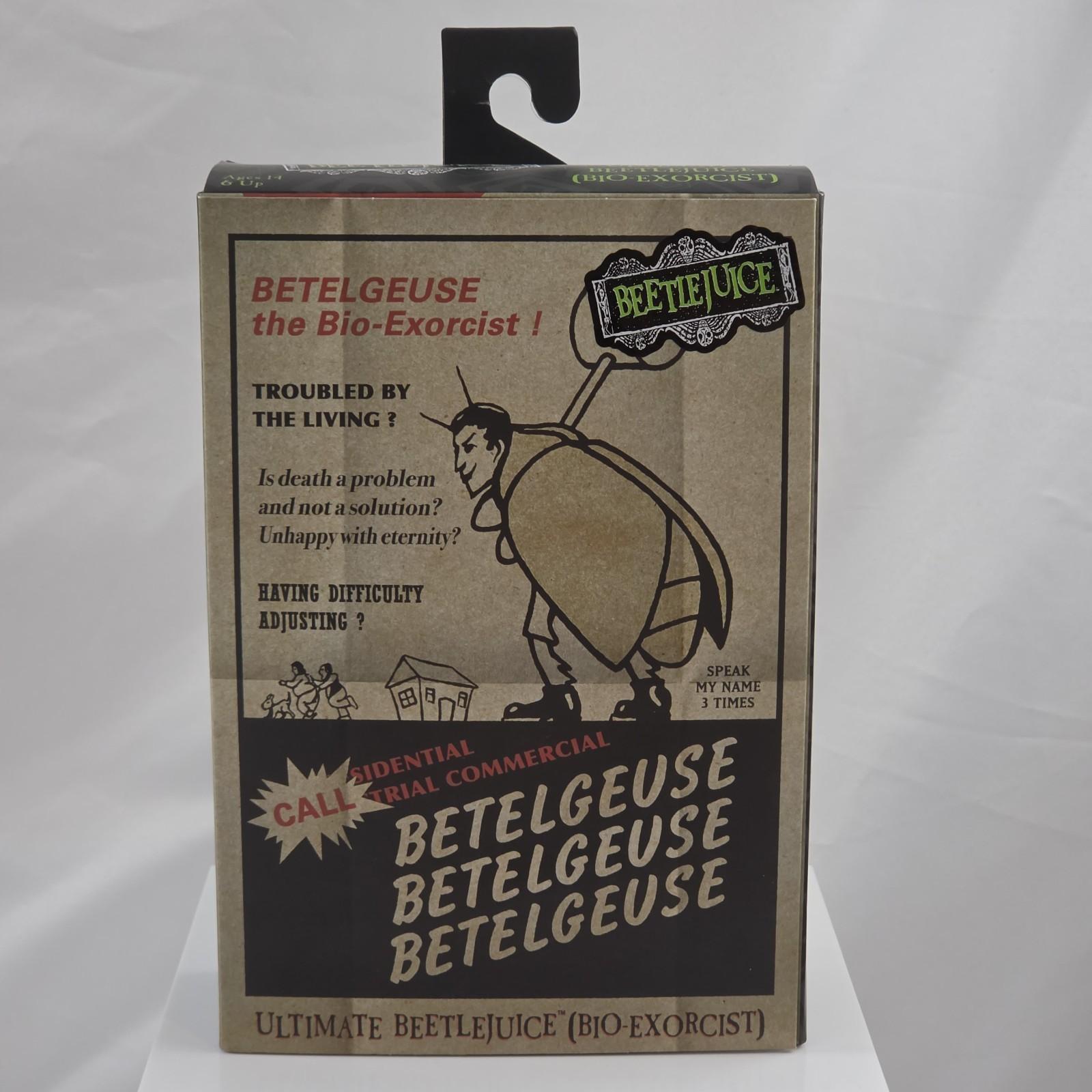 Ultimate Beetlejuice Bio-Exorcist 1988 NECA Reel Toys Action Figure New Sealed