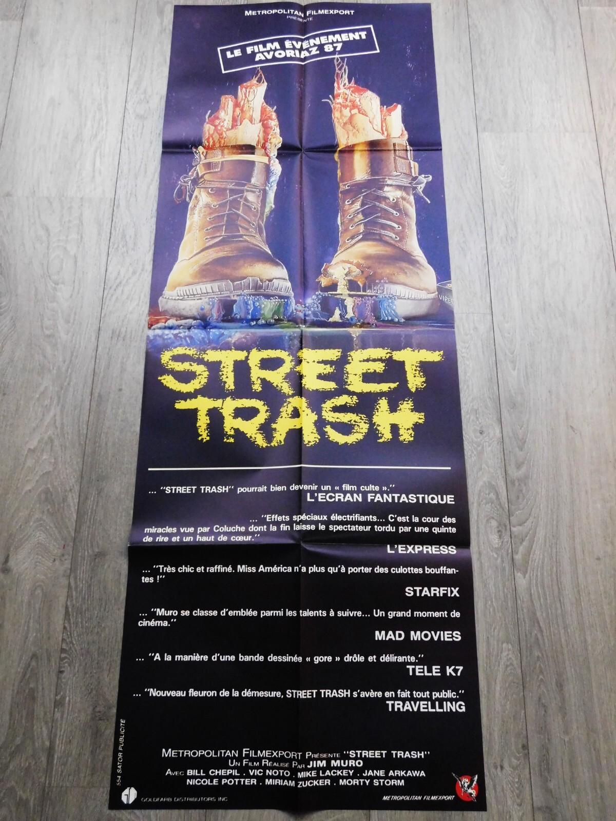 Street Trash French Movie Poster Original 23"63 1987