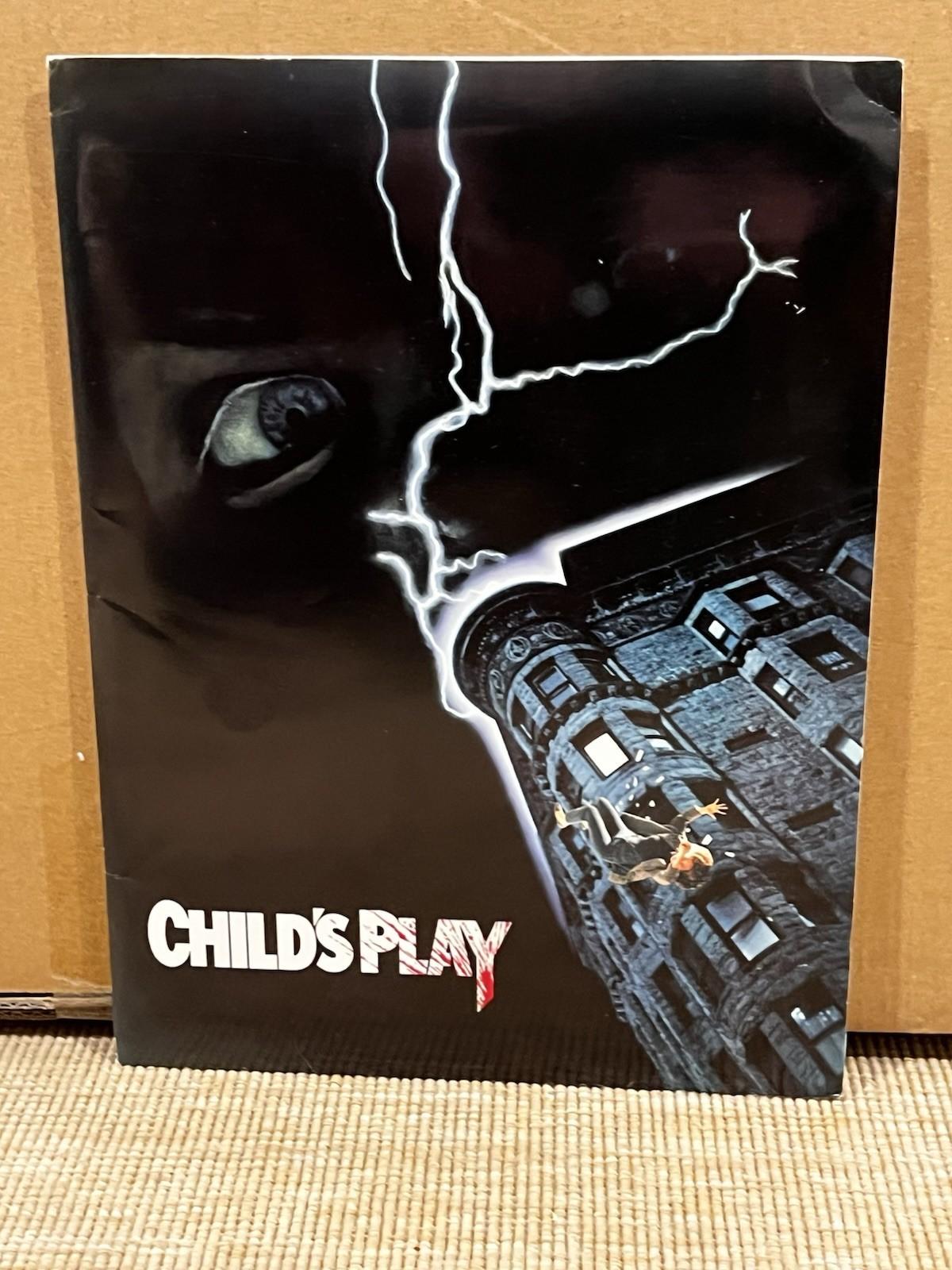 Child’s Play (1988) Press Kit Color Folder 4 B&W Stills Production Notes -Chucky