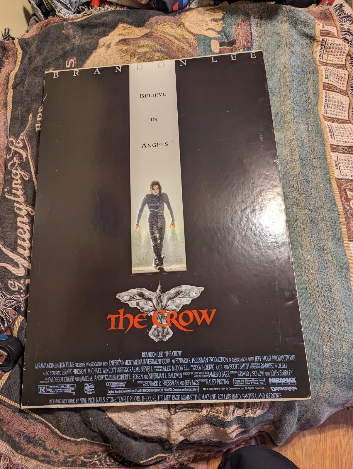 "The Crow" Original One-sheet Movie Poster (1994) Brandon Lee