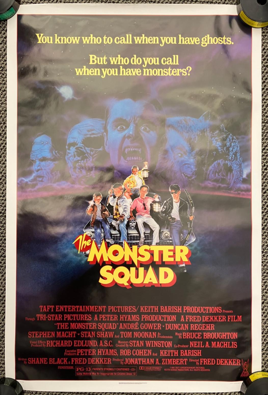 one sheet THE MONSTER SQUAD rolled 27x41 original one-sheet 1987