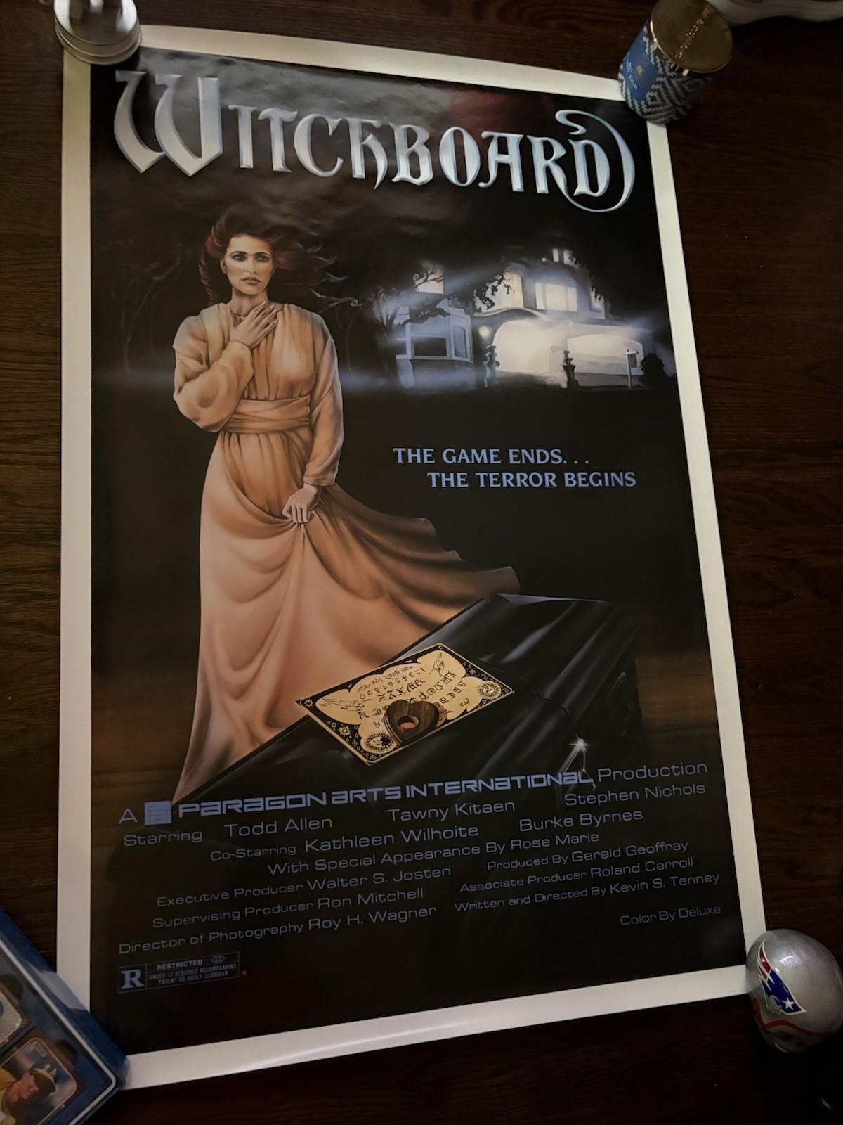 Witchboard original movie poster 27x41 ROLLED 1986 Tawny Kitaen Ouija Art Style