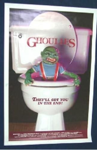 GHOULIES ORIGINAL MINT UNUSED VERY RARE ROLLED 27x41 MOVIE POSTER HORROR 1985