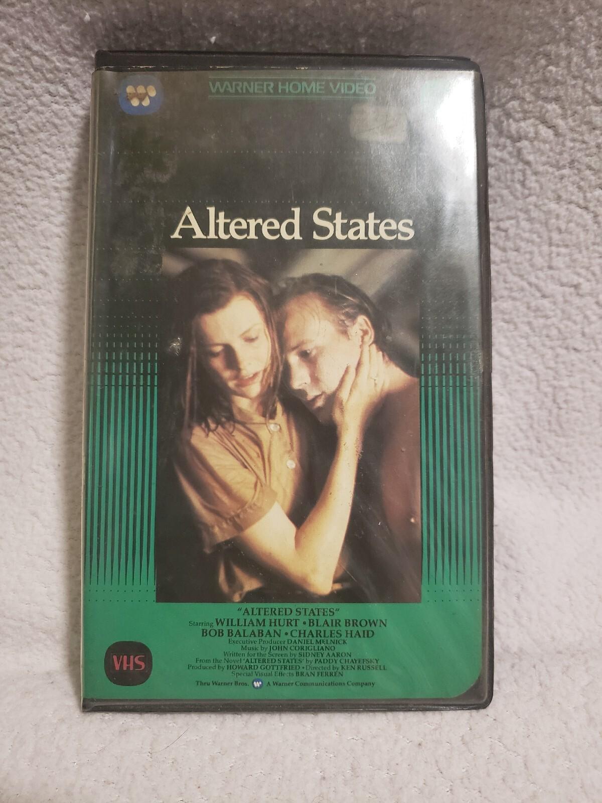 Altered States - VHS 1980 - RARE - Clamshell