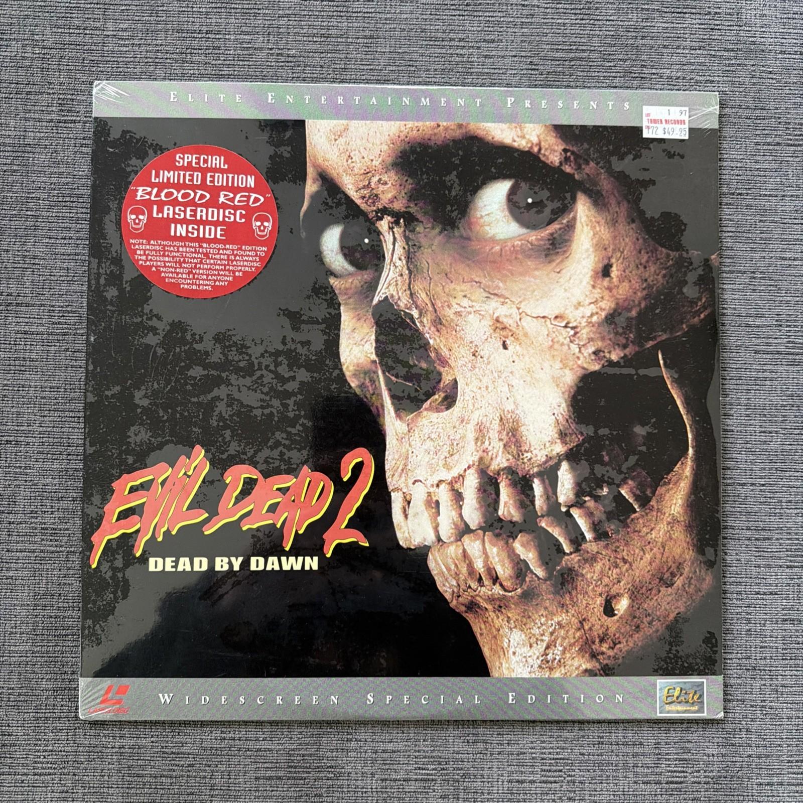Evil Dead 2 Elite Entertainment Laserdisc Factory Sealed Brand New Mint Ex Rare