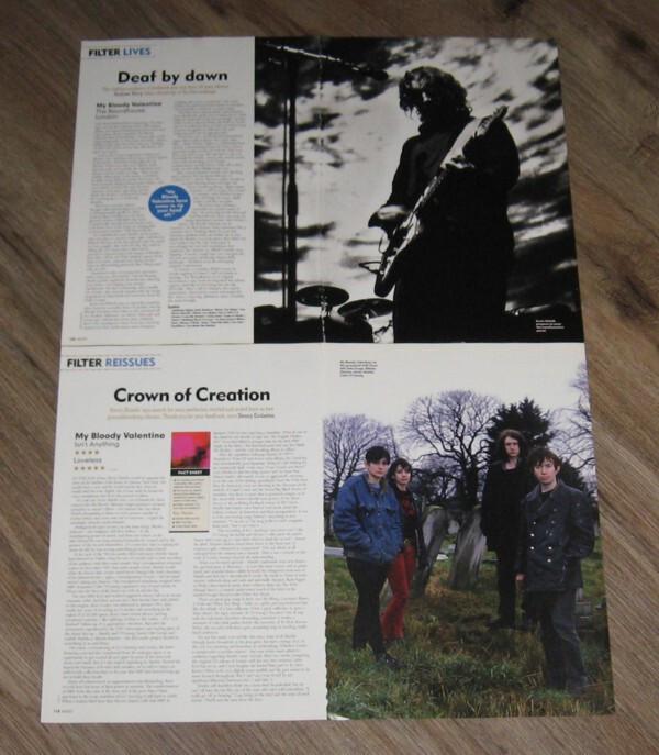 My Bloody Valentine original FULL PAGED magazine clippings pages PHOTO article