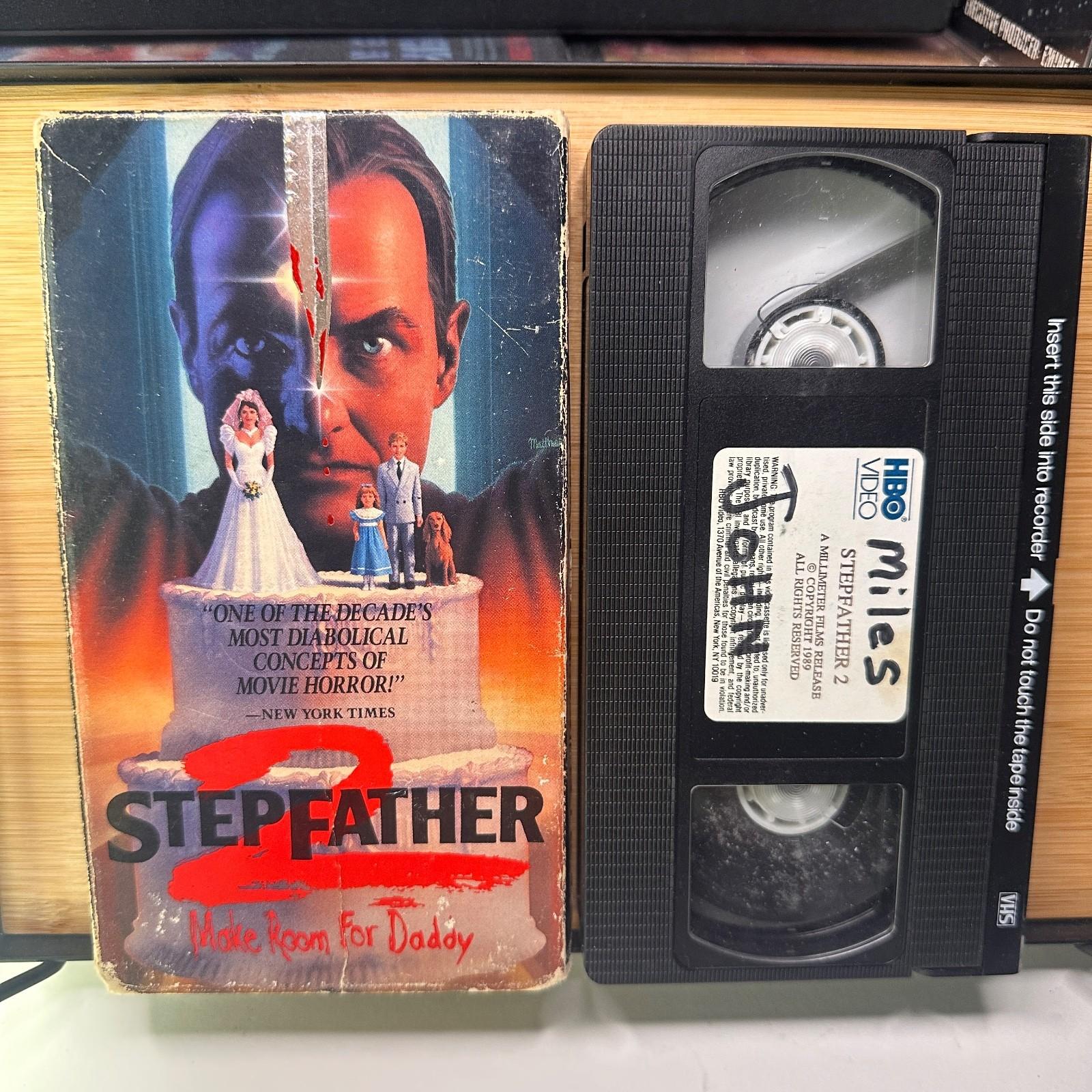 Stepfather 2 (1989) VHS – HBO Video – Cult Horror Sequel – Rare OOP