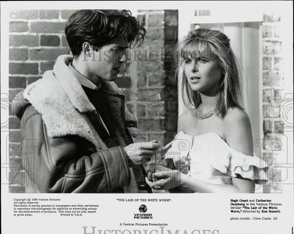 1988 Press Photo "The Lair of the White Worm" Movie Scene - lrp69633