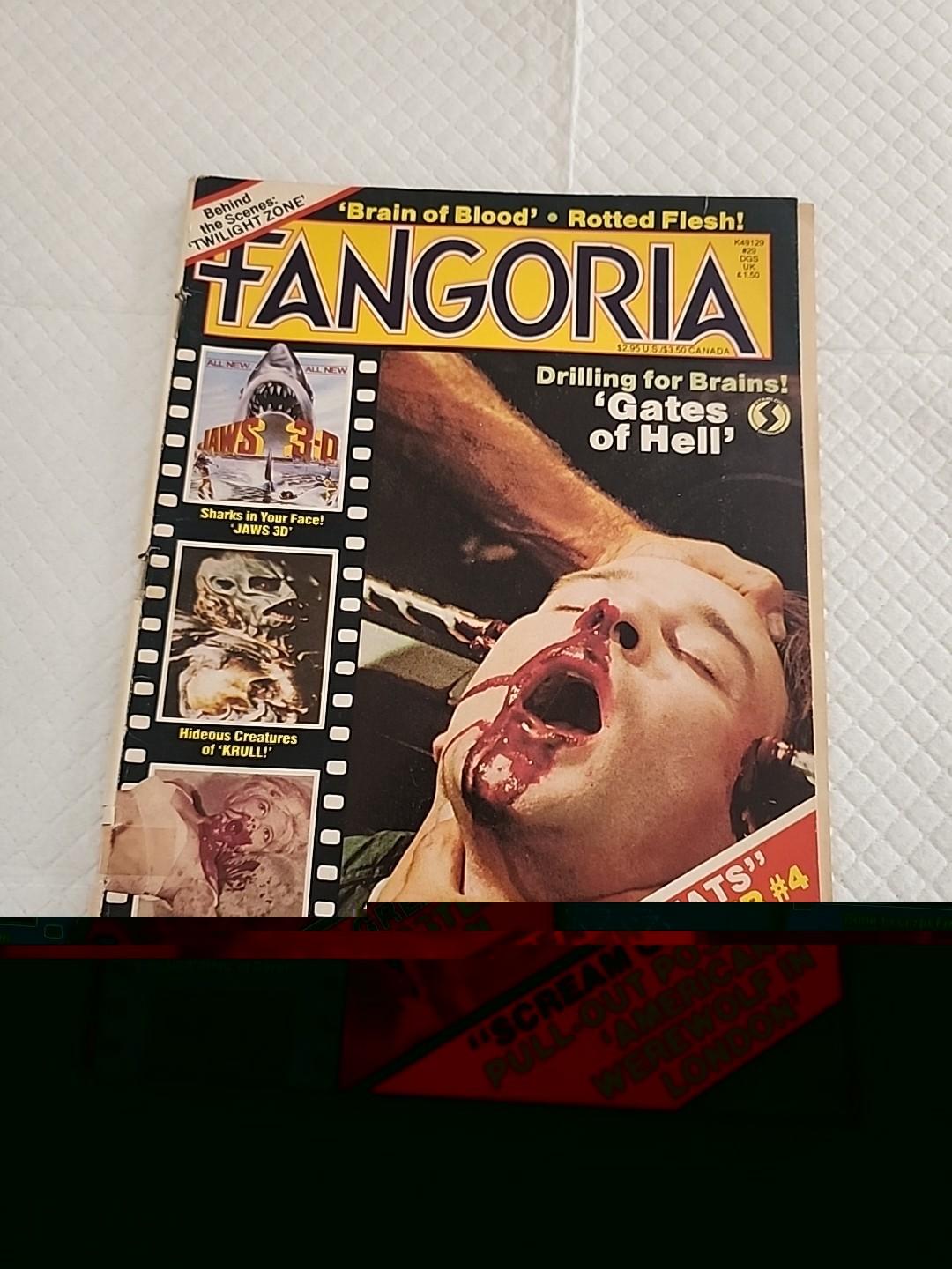 Fangoria September 83 Issue 29 Gated of Hell Lucio Fulci