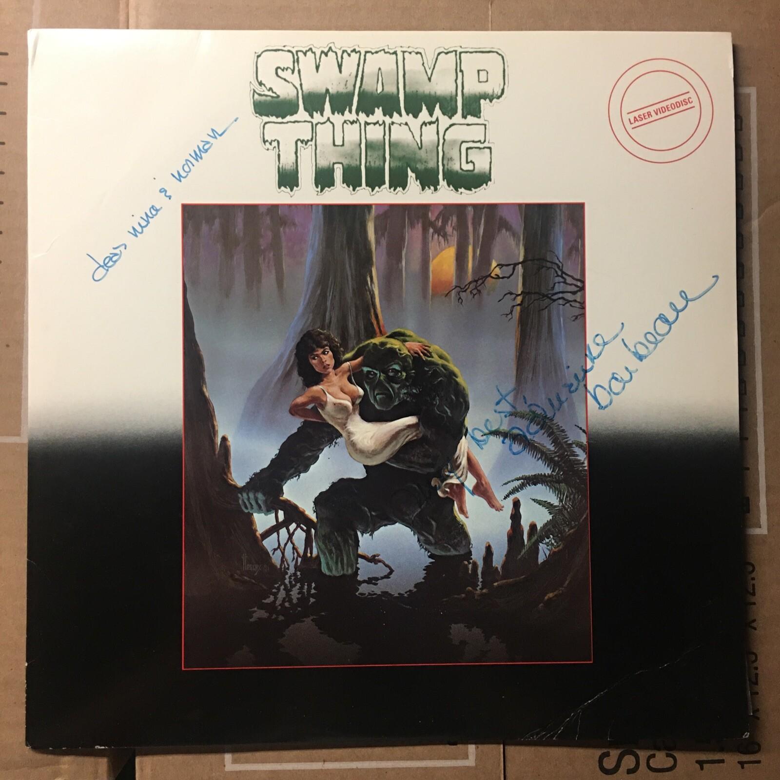 Swamp Thing (Laserdisc) SIGNED BY ADRIENNE BARBEAU VERY VERY RARE!  GREAT FILM!