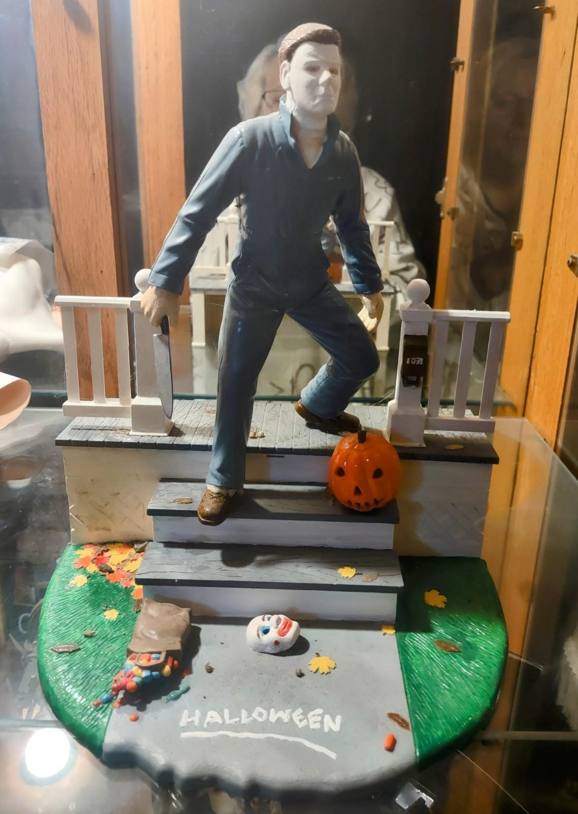 Halloween Michael Myers Hand painted Model Kit Assembled