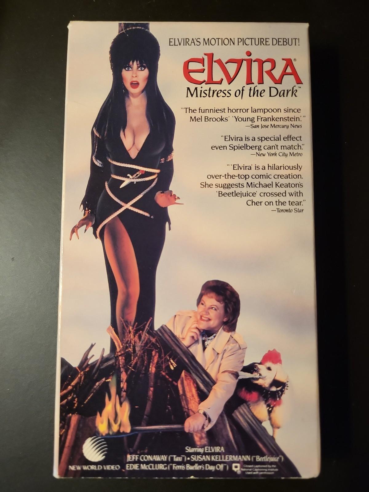 Elvira, Mistress of the Dark (BETAMAX, 1989) Cult Horror Movie - RARE  [NOT VHS]