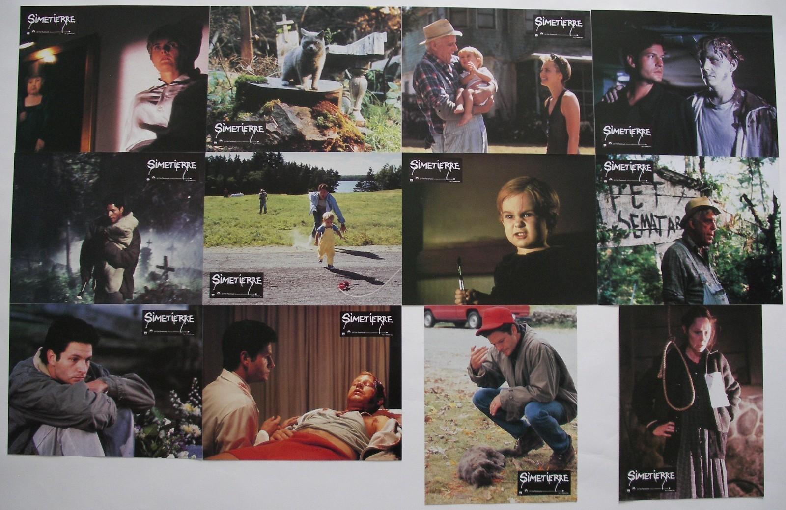 Pet Sematary 1989 Stephen King original first release WHOLE MINT LOBBY SET