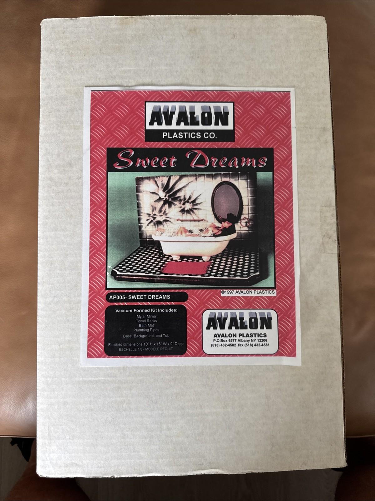 Rare Avalon Plastics Sweet Dreams Vacuum Formed Diorama Kit 1997 Screamin’ HTF