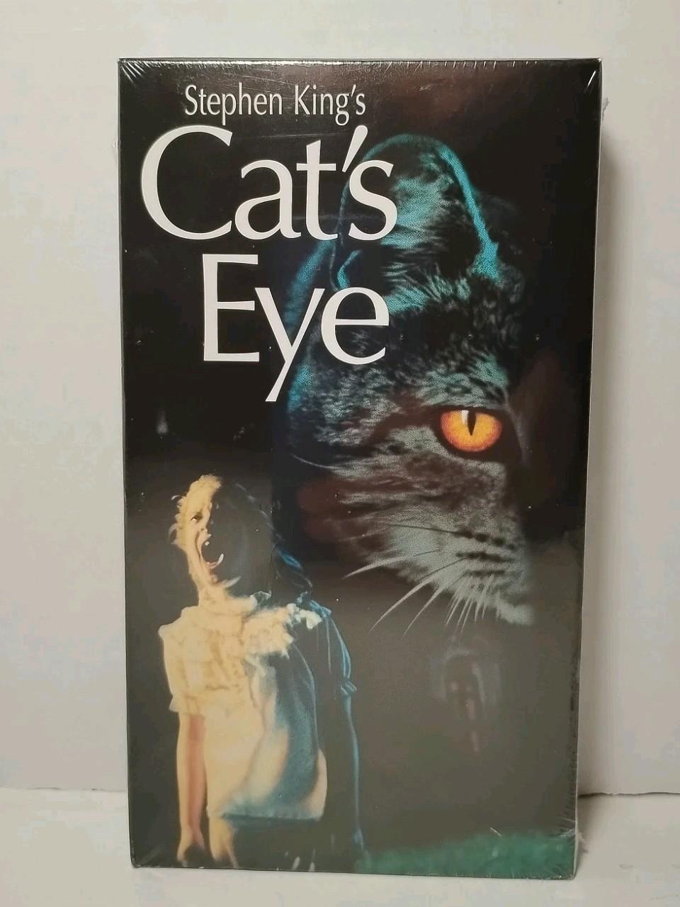 Cat's Eye (VHS, 2001) 1985 Stephen King Horror Movie, Drew Barrymore, New/Sealed
