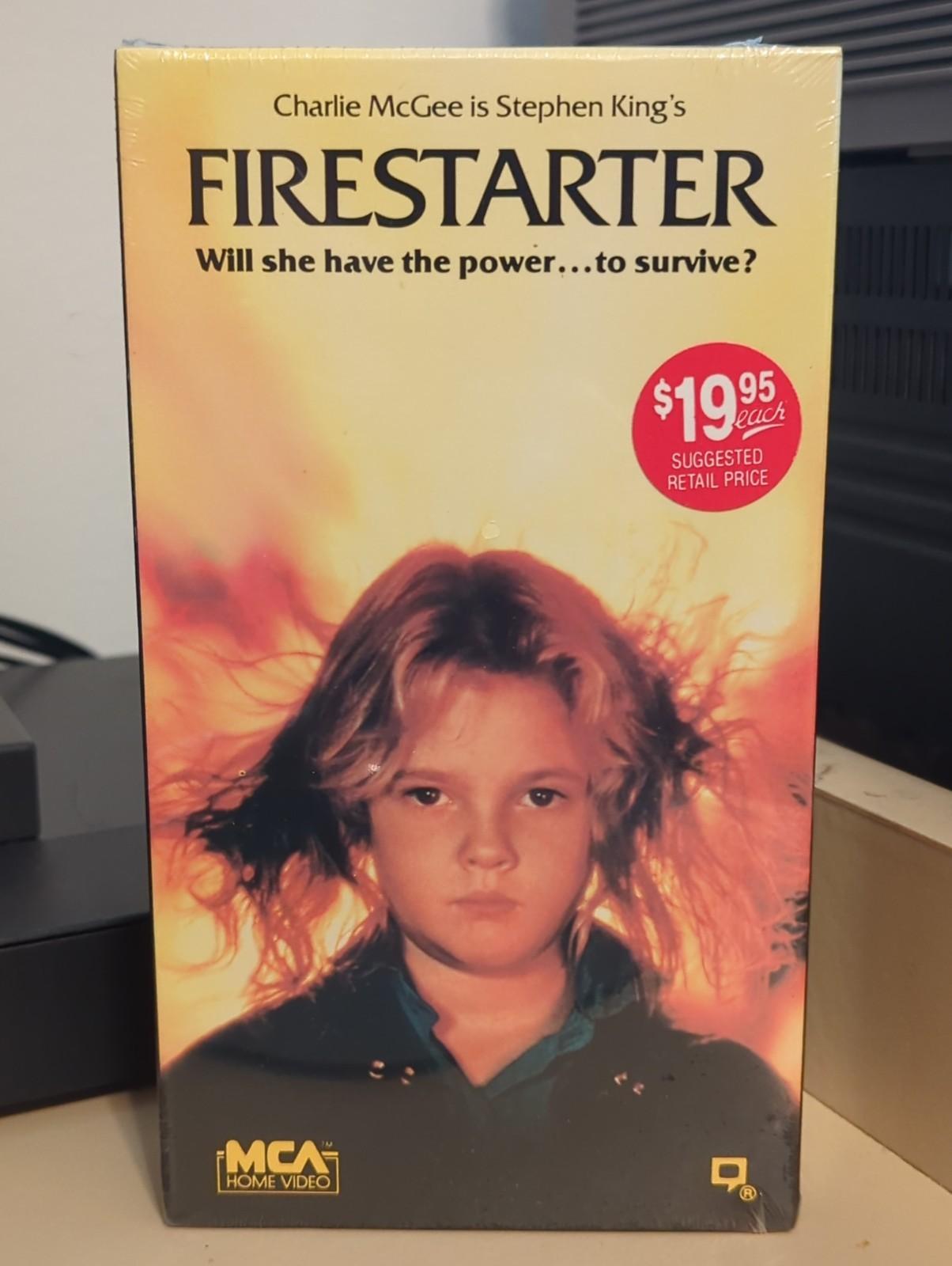 Firestarter (VHS, 1984) MCA First Release Horror NEW Factory Sealed