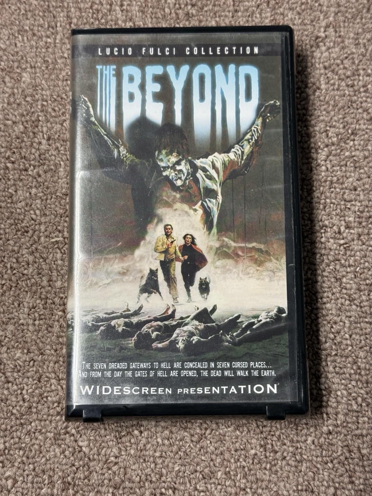 The Beyond VHS 1981, Lucio Fulci Collection Clamshell Rare Horror VHS UNTESTED