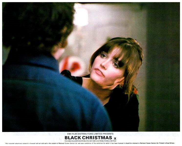 Black Christmas Original Lobby Card Silent Night Evil Night Margot Kidder 1974