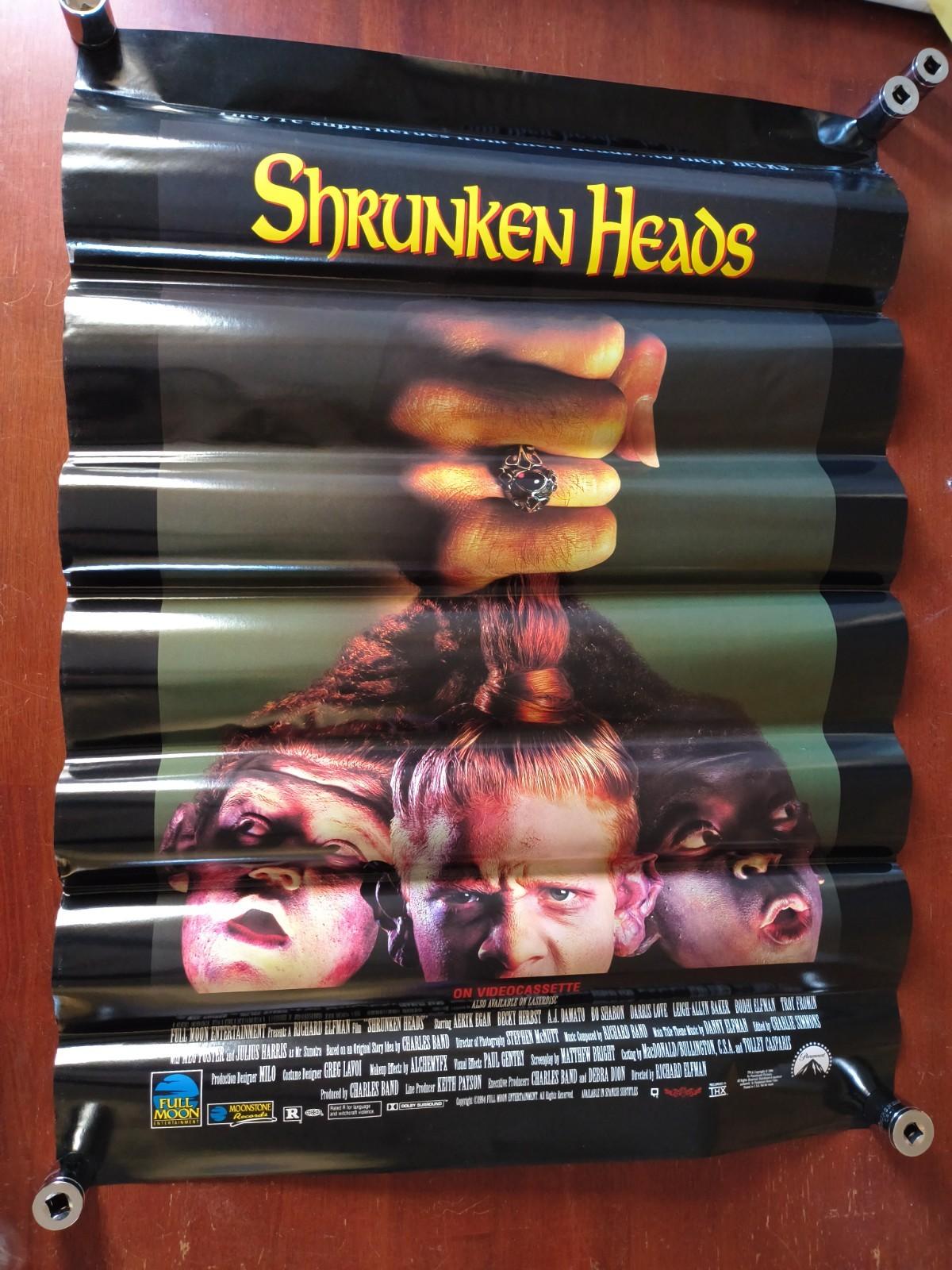 Shrunken Heads 1994 Full Moon Entertainment Video Store Promo Poster 27x39...