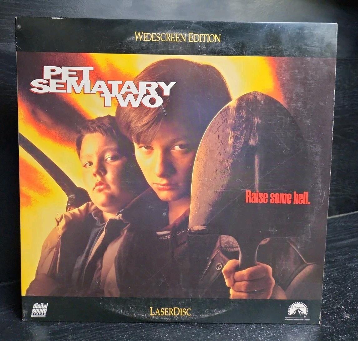 PET SEMATARY TWO 2 Raise Some Hell  LaserDisc 1992 Widescreen Edition Paramount