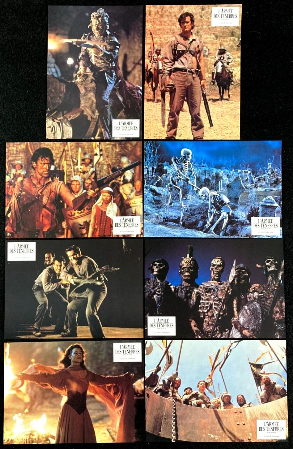 ARMY OF DARKNESS Original Movie Lobby Card Poster Set Evil Dead Sam Raimi Horror