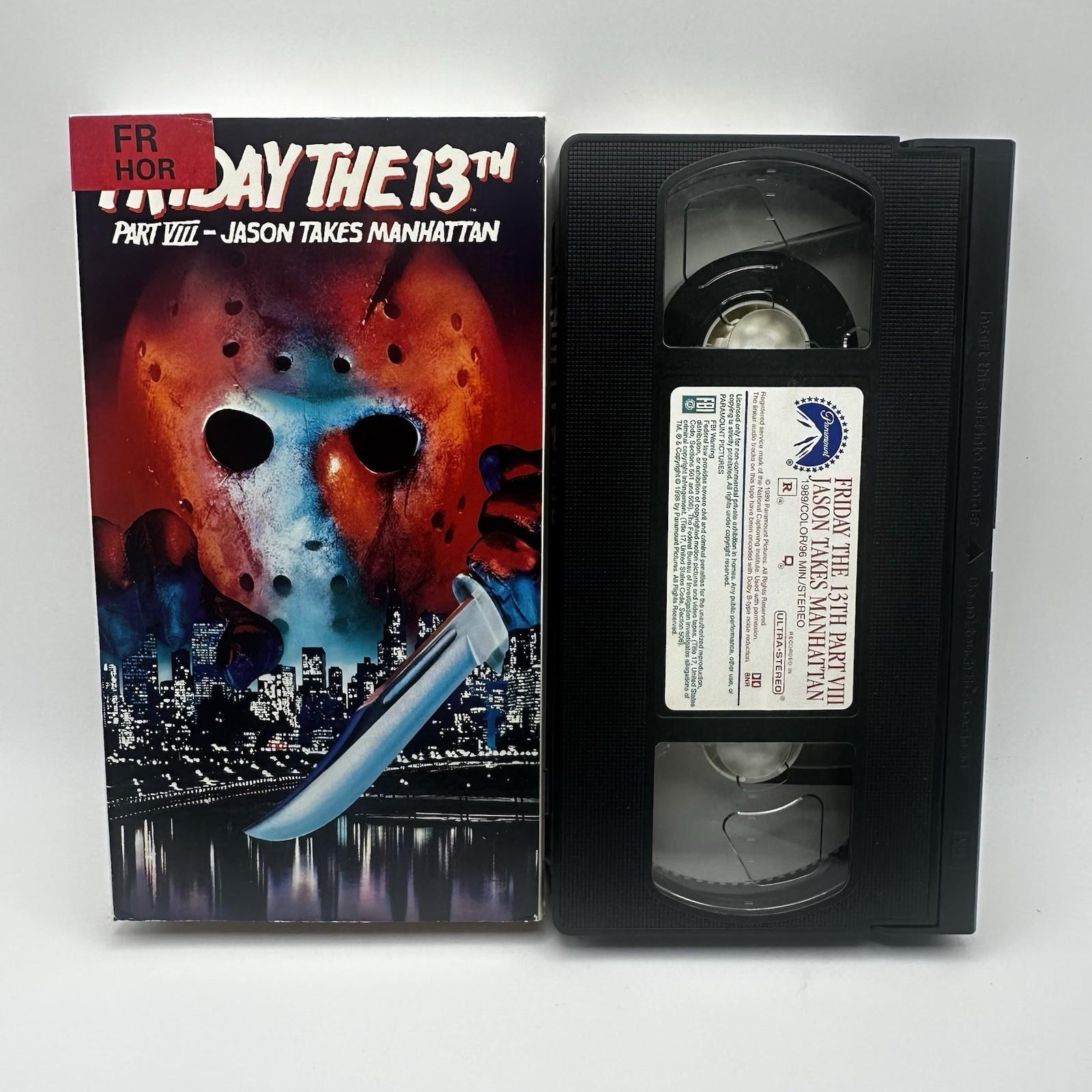 Friday the 13th Part VIII - Jason Takes Manhattan (VHS, 1989)