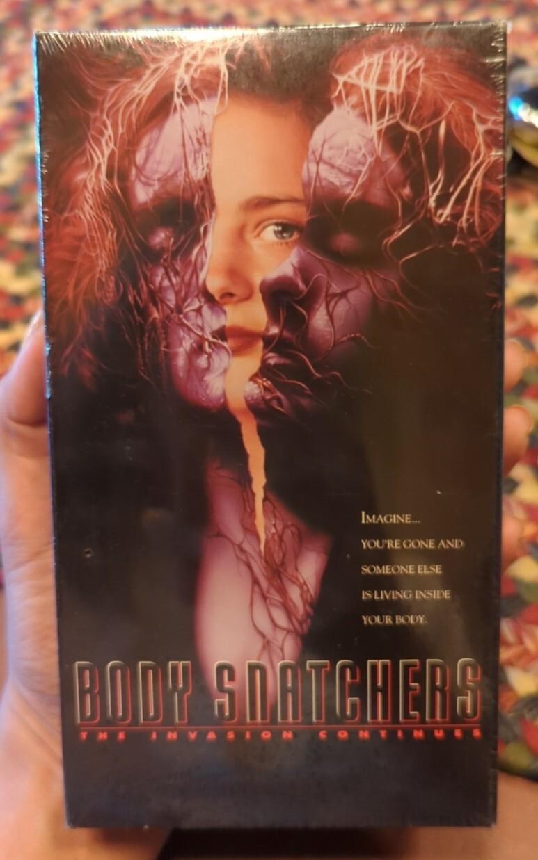 RARE Vintage New Factory Sealed Body Snatchers The Invasion Continues VHS 1994 