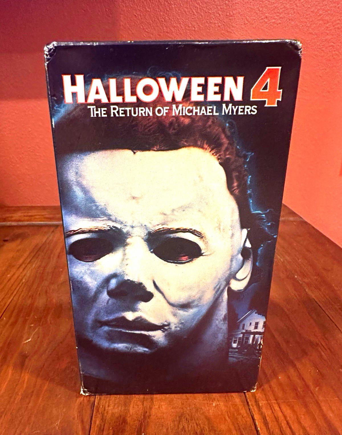 Halloween 4 The Return of Michael Myers VHS 1989 CBS Fox Video Original Horror