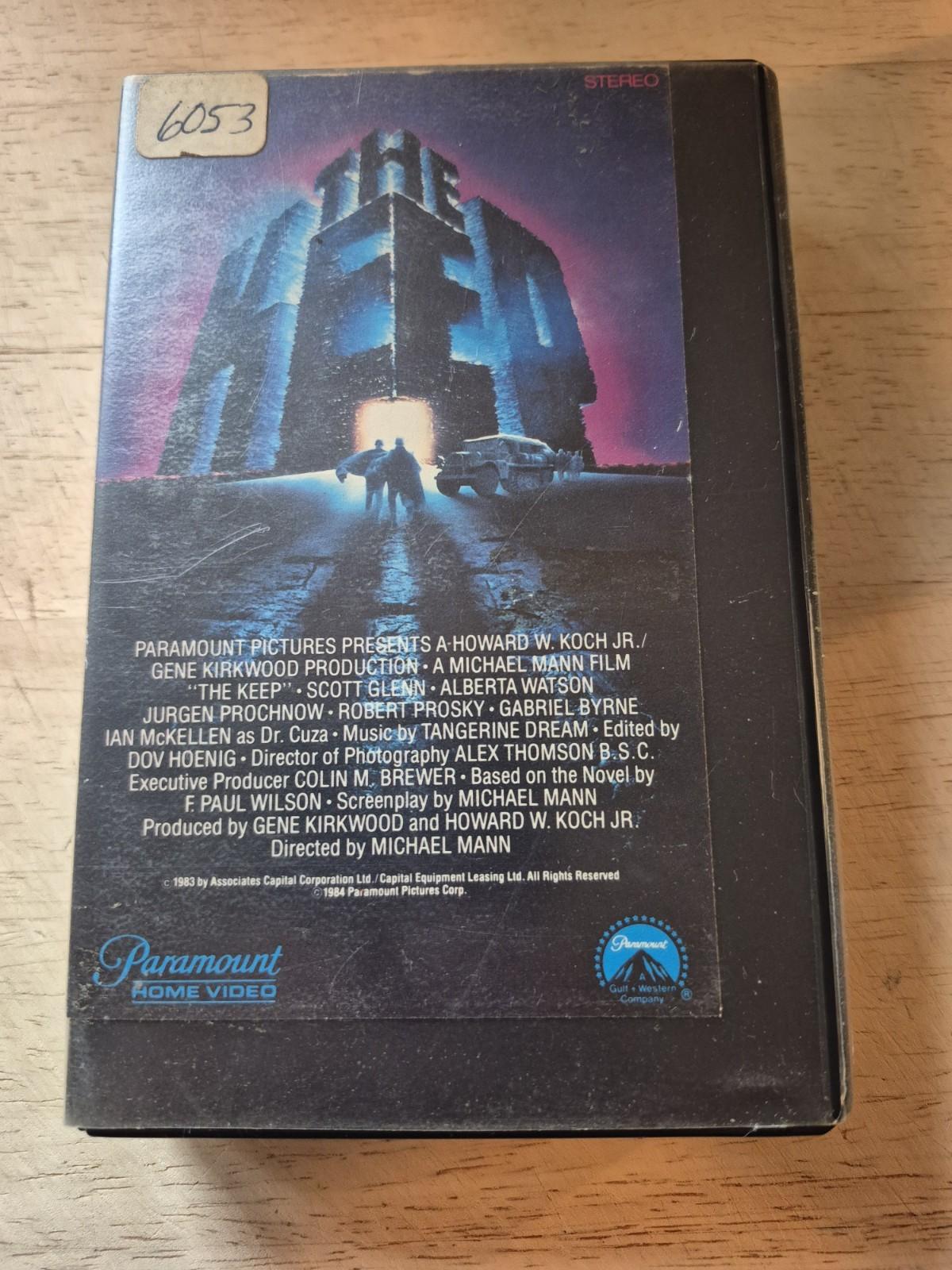 The Keep (1983) Betamax Paramount Home Video Ex-Rental Michael Mann Rare Horror