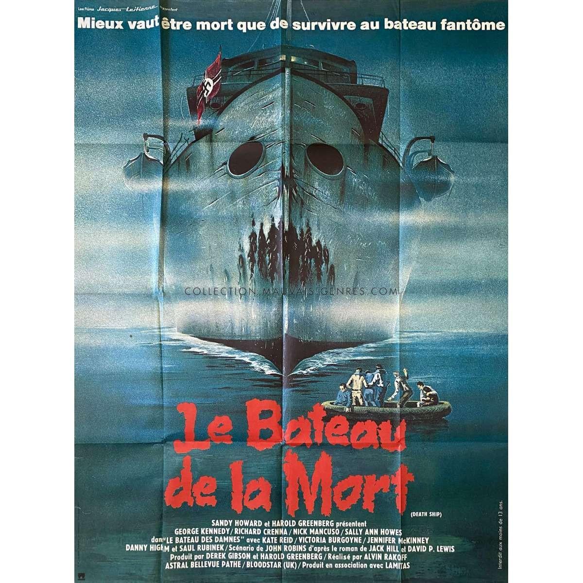 DEATH SHIP Movie Poster  - 47x63 in. - 1980 - Alvin Rakoff, George Kennedy