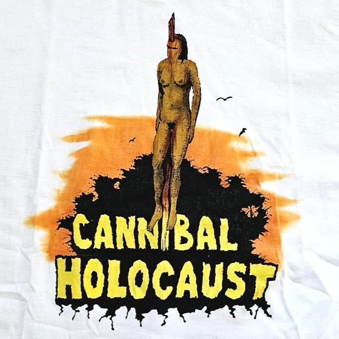 Rare Vintage 80s Cannibal Holocaust Horror Movie Promo T Shirt Single Stitch XL