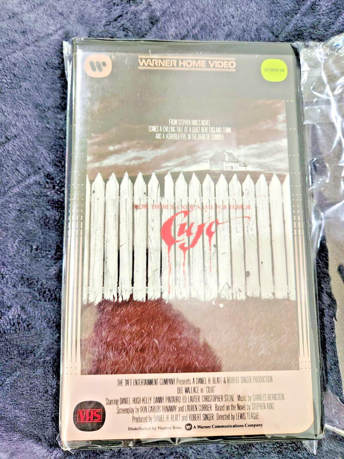Cujo (1984) VHS Clamshell - Stephen King Classic, Rare Collectible