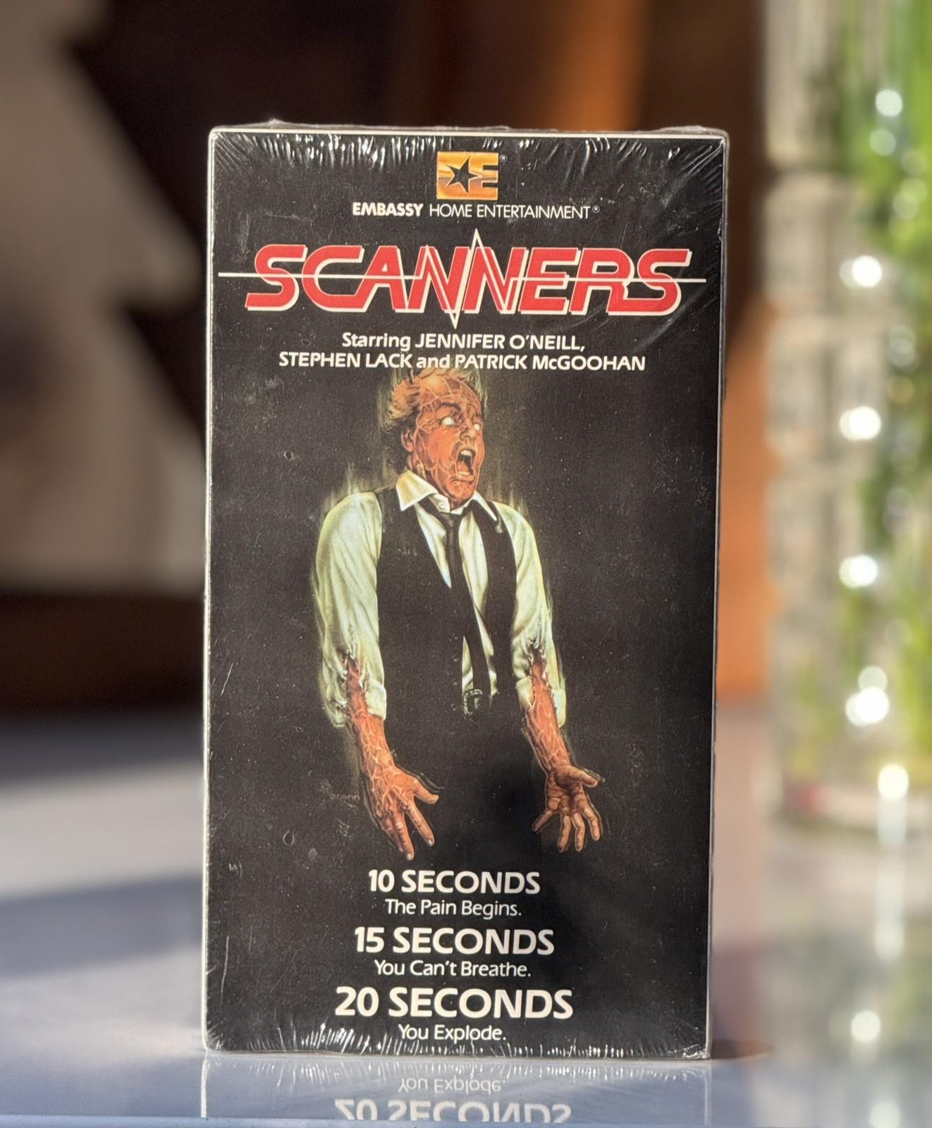 Scanners VHS 1981 Sealed