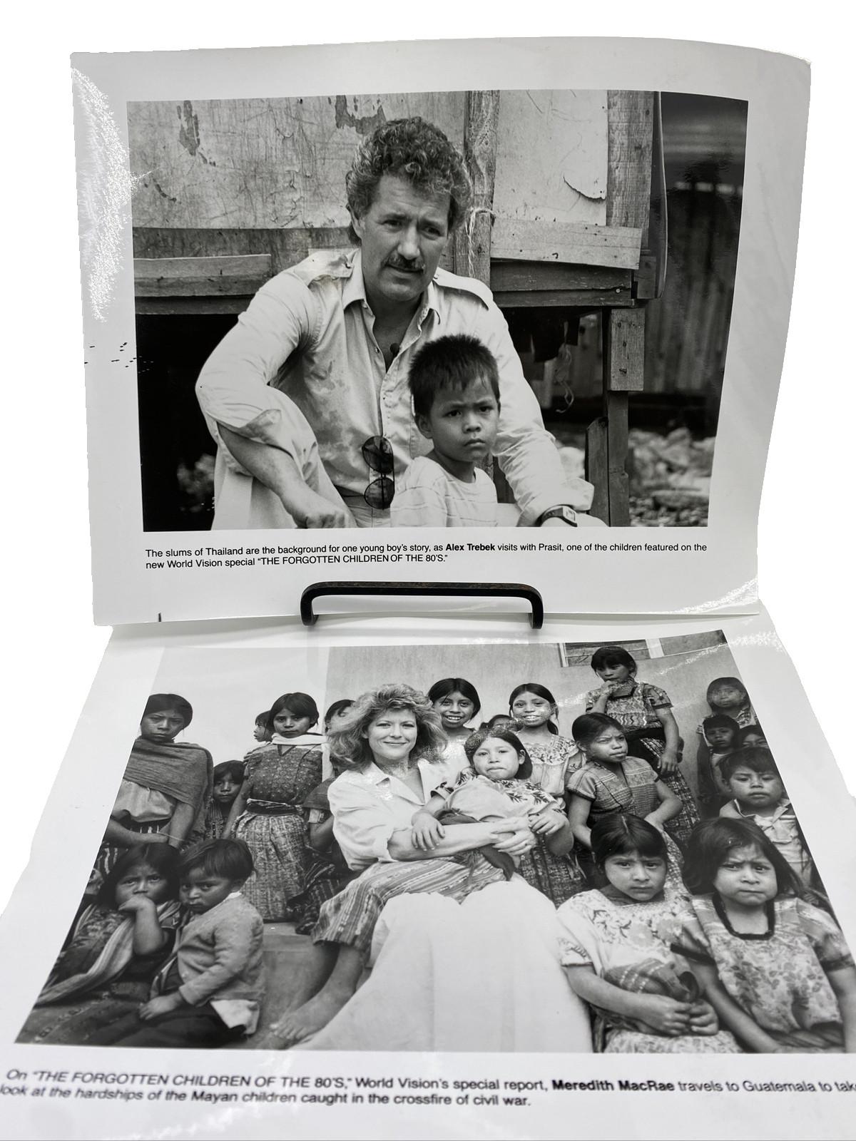 Alex Trebek The Forgotten Children of The 1980s Tv Documentary Press Photos