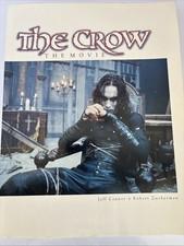The Crow The Movie 1st Printing 1994 Kitchen Sink Press Brandon Lee Film Book