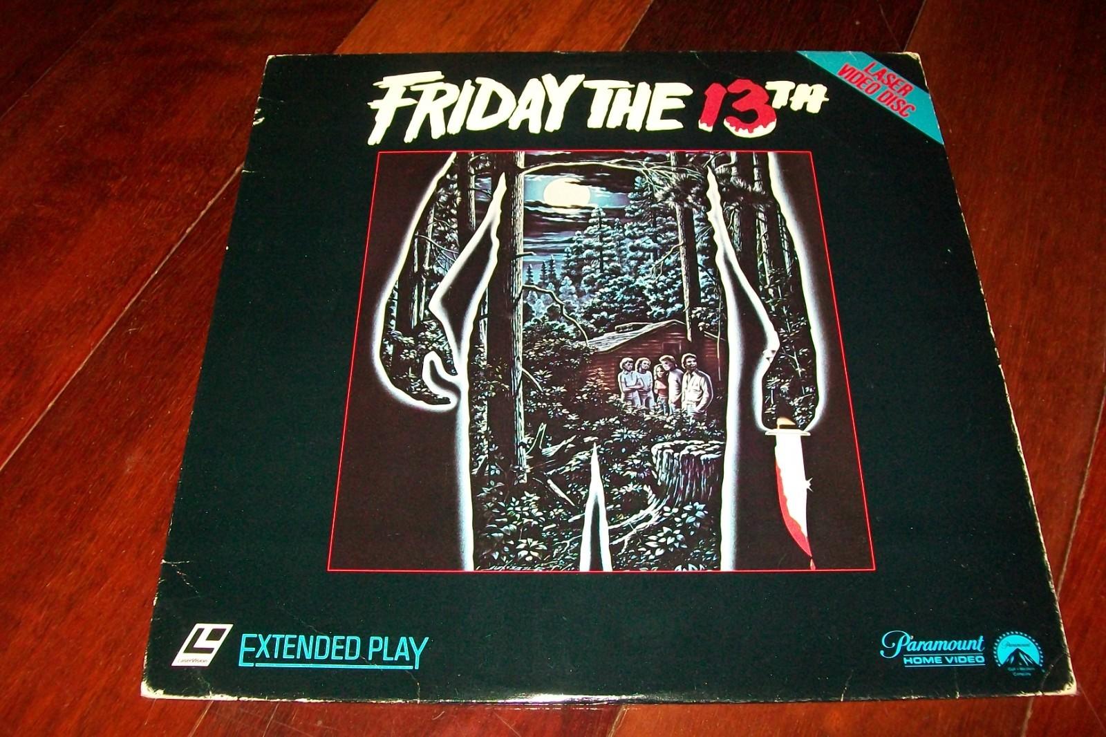 FRIDAY THE 13TH Laserdisc LD GOOD CONDITION VERY RARE GREAT FILM THE ORIGINAL!