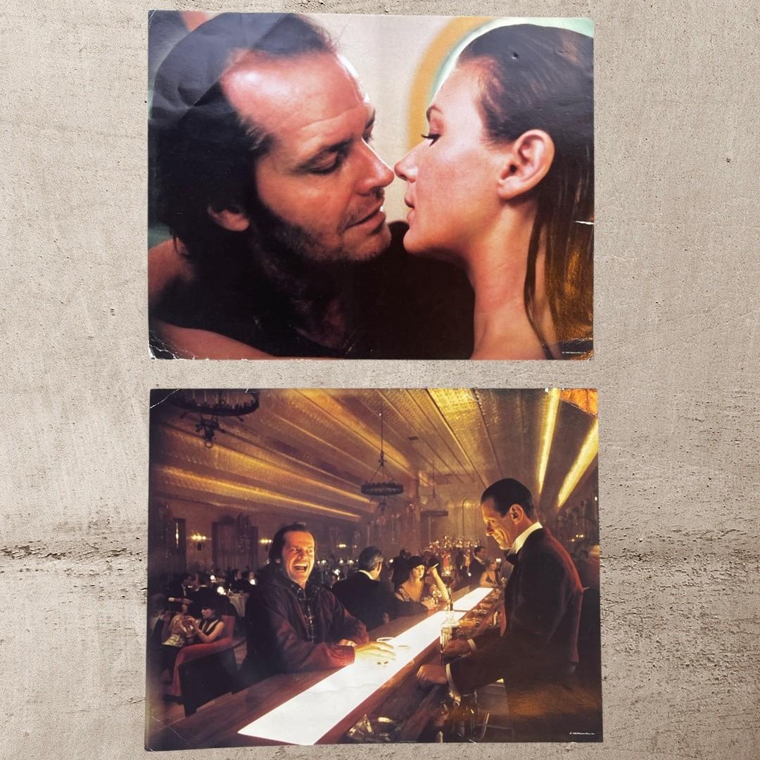 Two (2) Original 1980 Jack Nicholson 'THE SHINING' Lobby Cards!