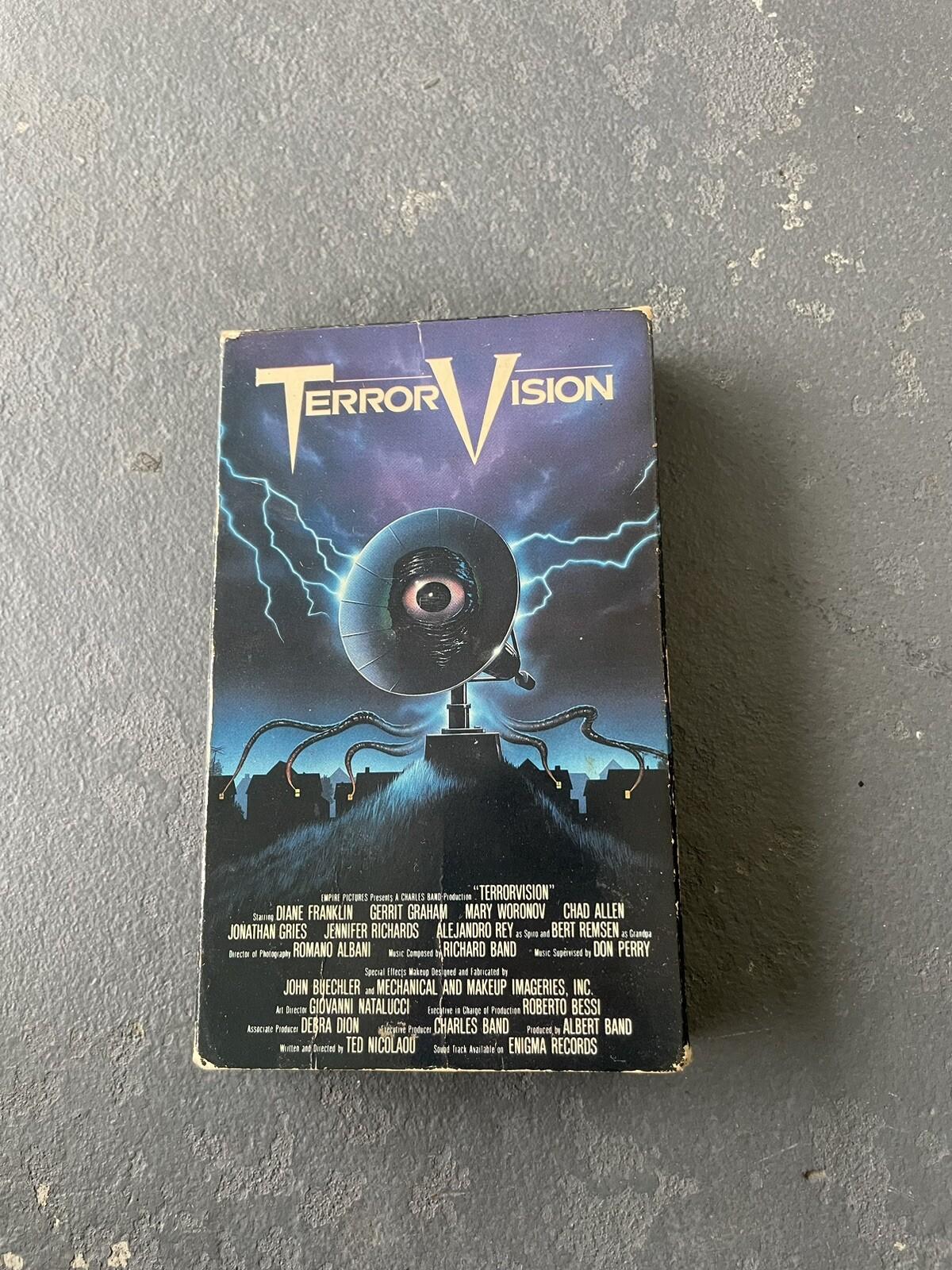 Terrorvision Beta Not VHS Rare Lightning Video Terror Vision Cult Horror