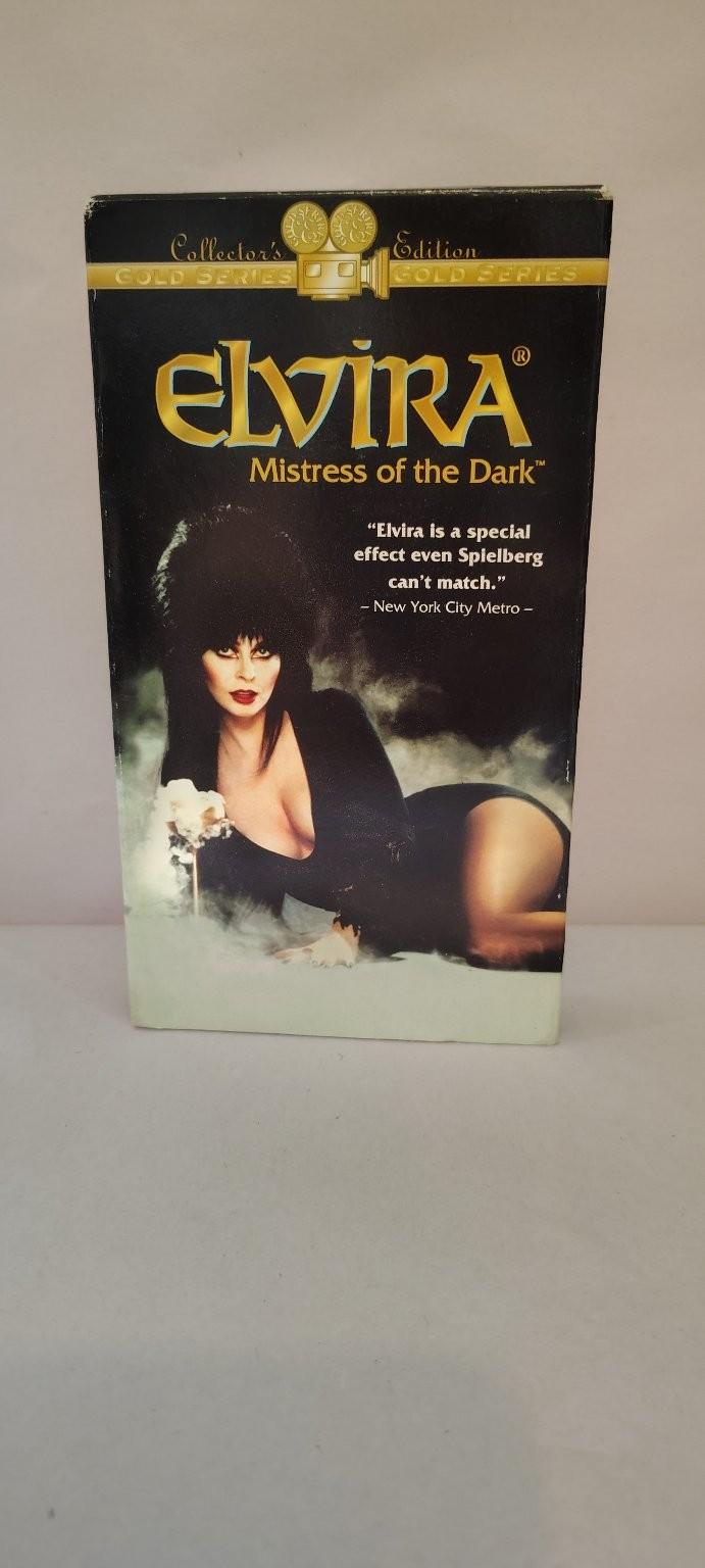 Elvira Mistress of the Dark VHS 1988 Collector's Gold Edition Cassandra Peterson