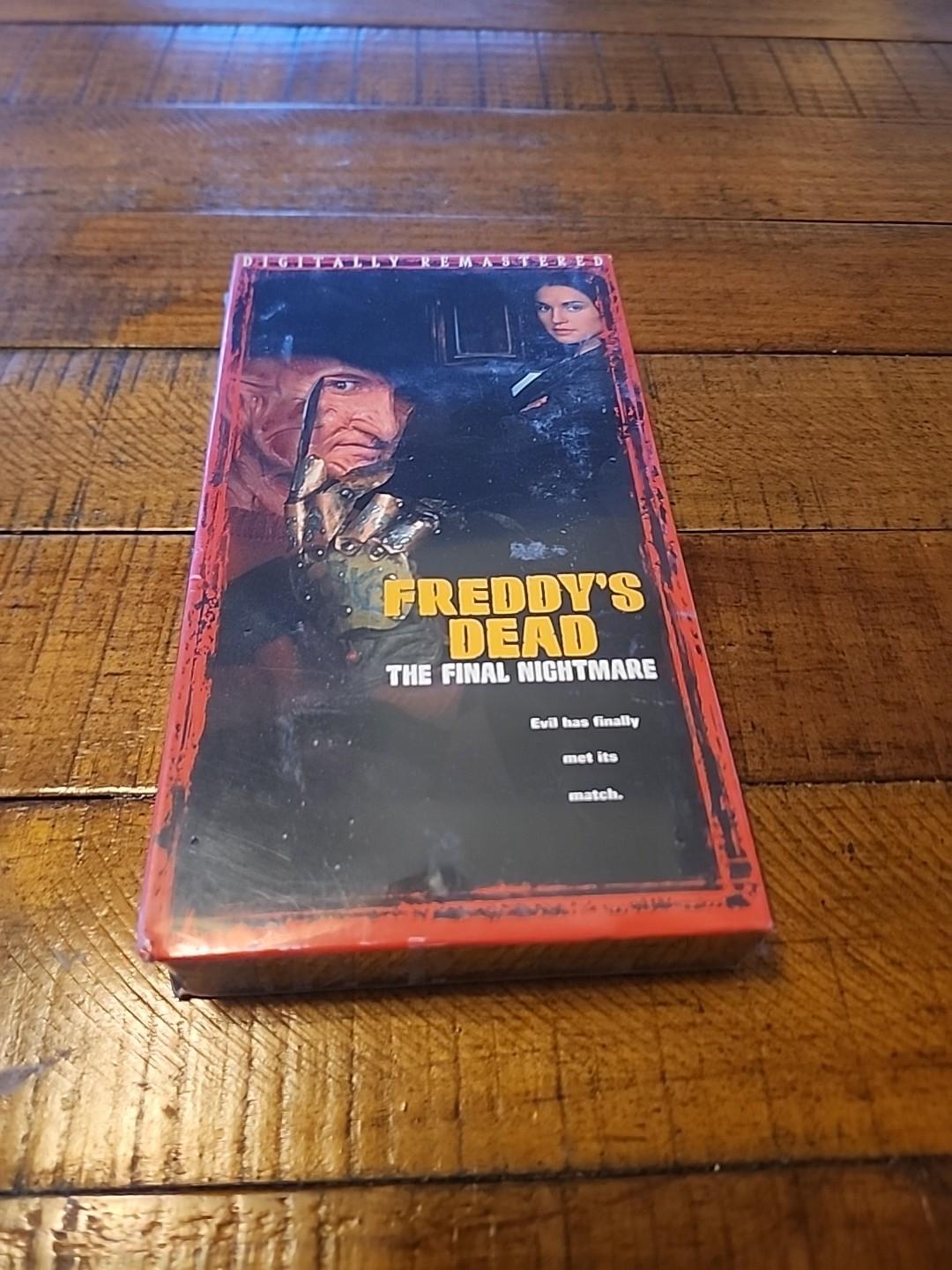 Freddy's Dead The Final Nightmare Digitally Remastered VHS  NEW/SEALED FREE SHIP